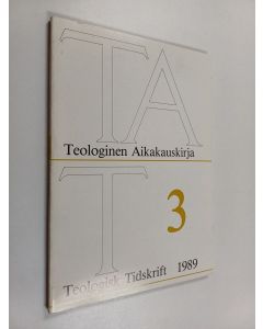 käytetty kirja Teologinen aikakauskirja 3/1989