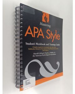 Kirjailijan Harold Gelfand käytetty teos Mastering APA style : student's workbook and training guide