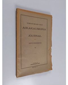 käytetty kirja Suomalais-ugrilaisen seuran aikakauskirja XL