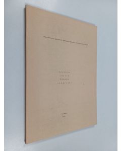 käytetty kirja Congressus quartus internationalis Fenno-Ugristarum Thesen = Summaries = Tézisek