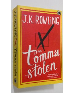 Kirjailijan J. K. Rowling käytetty kirja Den tomma stolen