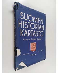Kirjailijan Eino Jutikkala käytetty kirja Suomen historian kartasto