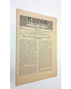 käytetty teos Kylväjä n:o 9/1928 : raittiuden ystävien äänenkannattaja ; viikkolehti raittiutta ja kansanvalistusta varten