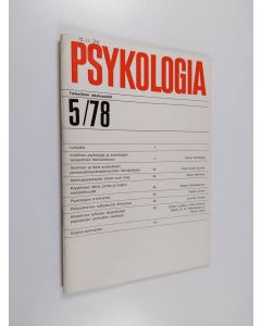 käytetty teos Psykologia 5/78