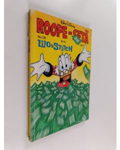 Kirjailijan Walt Disney käytetty kirja Roope-setä 10/02