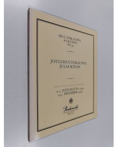 käytetty kirja Huutokauppa auktion no 33 : Jouluhuutokauppa Julauktion : 15.-16.12.1990