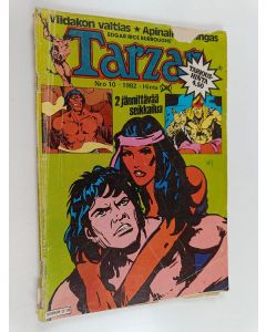 Kirjailijan Edgar Rice Burroughs käytetty teos Tarzan 10/1982