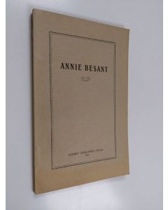 Kirjailijan Henny Diderichsen käytetty kirja Annie Besant