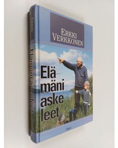 Kirjailijan Erkki Verkkonen käytetty kirja Elämäni askeleet