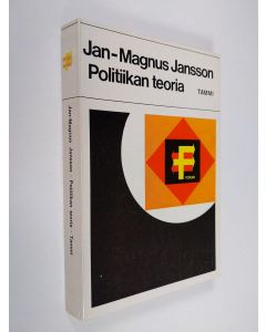 Kirjailijan Jan-Magnus Jansson käytetty kirja Politiikan teoria (tekijän omiste)
