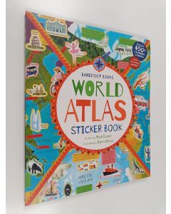 Kirjailijan Nick Crane käytetty kirja Barefoot Books World Atlas Sticker Book