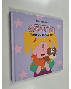 Kirjailijan Niina Veittikoski käytetty kirja Hertta tahtoo lemmikin