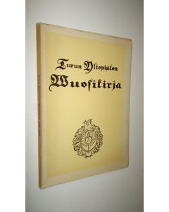 käytetty kirja Turun yliopiston vuosikirja 1956-1957