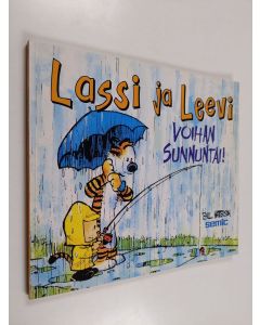 Kirjailijan Bill Watterson käytetty kirja Voihan sunnuntai!
