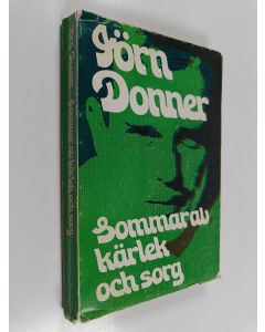 Kirjailijan Jörn Donner käytetty kirja Sommar av kärlek och sorg