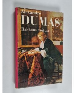 Kirjailijan Alexandre Dumas käytetty kirja Rakkaus voittaa