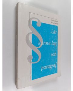 Kirjailijan Heikki Kivelä käytetty kirja Lär känna lag och paragraf