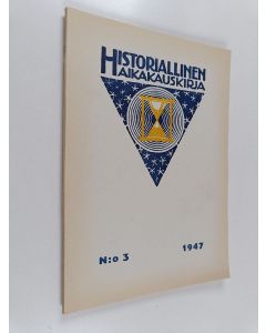käytetty kirja Historiallinen aikakauskirja 3/1947