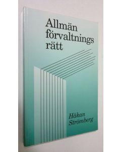 Kirjailijan Håkan Strömberg käytetty kirja Allmän förvaltningsrätt