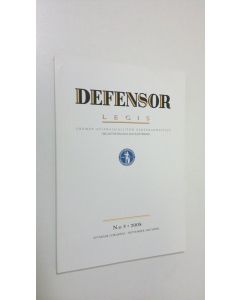 käytetty kirja Defensor Legis N:o 5/2008