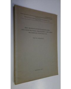 Kirjailijan Teuvo Äyräpää käytetty kirja Die Makrolepidopterenfauna des Kirchspiels Pielisjärvi und ihre Beziehung zur Kultur