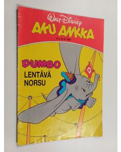 Kirjailijan Walt Disney käytetty teos Aku Ankka 52 B/1988 - Dumbo