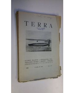 käytetty kirja Terra 1929 n:o 1-4 : Suomen maantieteellisen seuran aikakauskirja
