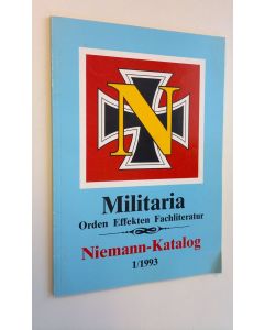 Kirjailijan Militaria Orden Effekten Fachliteratur käytetty kirja Niemann-Katalog 1/1993