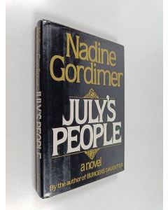 Kirjailijan Nadine Gordimer käytetty kirja July's people