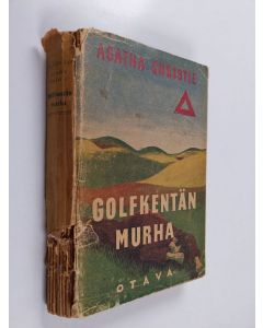 Kirjailijan Agatha Christie käytetty kirja Golfkentän murha