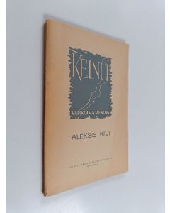 Kirjailijan Aleksis Kivi käytetty kirja Valikoima runoja