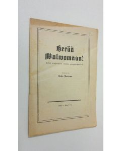 käytetty teos Herää valvomaan! N:o 7-8 1948