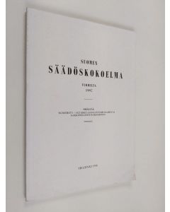 käytetty kirja Suomen säädöskokoelma vuodelta 1997