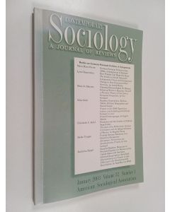 käytetty kirja Contemporary sociology 1/2003