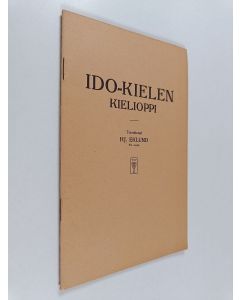 Kirjailijan Hj Eklund käytetty teos Ido-kielen kielioppi