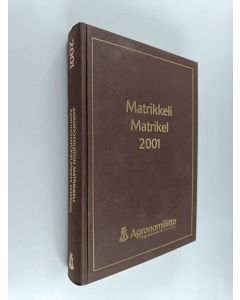käytetty kirja Agronomiliiton matrikkeli 2001 = Agronomförbundets matrikel 2001