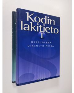 Kirjailijan Sami Aarnio ym. käytetty kirja Kodin lakitieto 1-2 : Osapuolena oikeustoimissa & Asiakirjamalleja