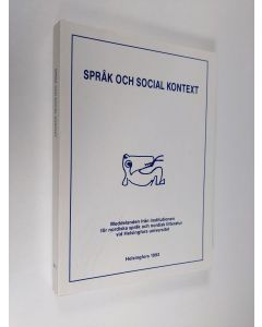 käytetty kirja Språk och social kontext