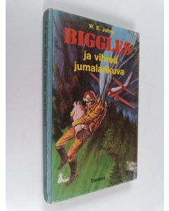 Kirjailijan W. E. Johns käytetty kirja Biggles ja vihreä jumalankuva