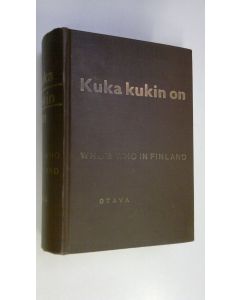 käytetty kirja Kuka kukin on : henkilötietoja nykypolven suomalaisista