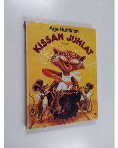Kirjailijan Arja Huhtinen käytetty kirja Kissan juhlat