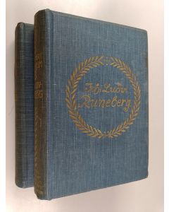 Kirjailijan Werner Söderhjelm käytetty kirja Johan Ludvig Runeberg - Hans lif och hans diktning 1-2