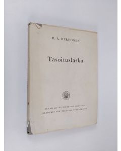 Kirjailijan R. A. Hirvonen käytetty kirja Tasoituslasku