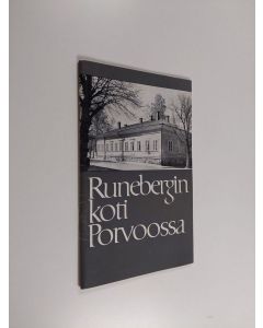 Kirjailijan J. E. Strömborg käytetty teos Runebergin koti Porvoossa