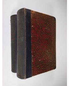 Kirjailijan W. Dreyer käytetty kirja Genom fem världsdelar 1-3 : populära skildringar i ord och bild af jordens länder och folk (kaksi kirjaa)