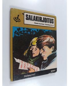 Kirjailijan Johan Stensson käytetty kirja Salakirjoitus