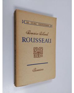 Kirjailijan Romain Rolland käytetty kirja Rousseau
