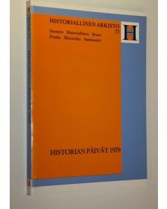 Tekijän Risto ym. Kautto  käytetty kirja Historian päivät 27.-28.10.1979