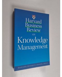 käytetty kirja Harvard business review on knowledge management