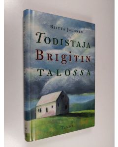 Kirjailijan Riitta Jalonen käytetty kirja Todistaja Brigitin talossa